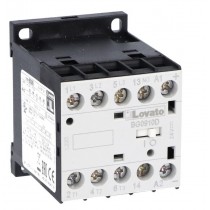 Contattore tripolare bobina 24 VDC 9A in AC3 Lovato 11BG0910D024