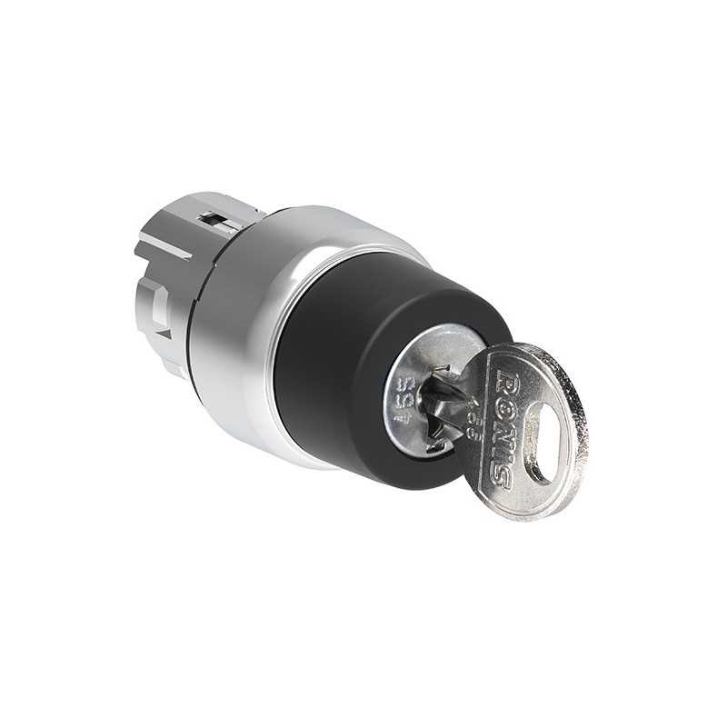 Selettore a chiave a 3 posizioni 1 0 2 Lovato LPSS330