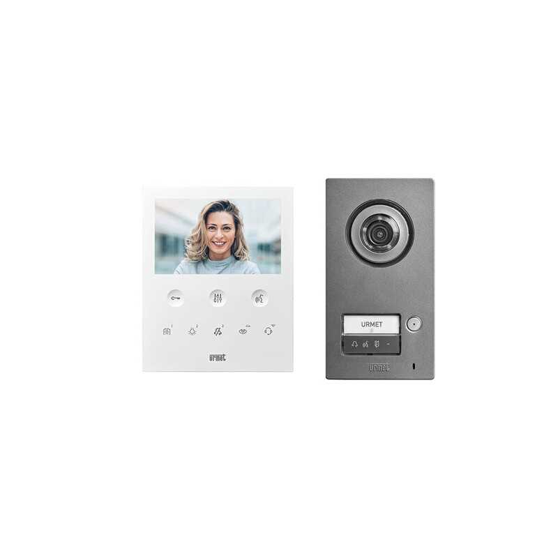 Kit monofamiliare videocitofonico con pulsantiera Mikra2 UTD 1784/781
