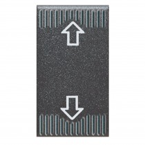 Commutatore a pulsante a 3 posizioni bipolare Ave Noir 45354