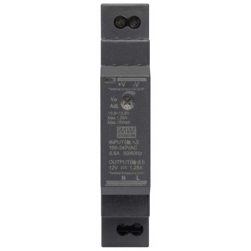 Alimentatore 100-250Vac con uscita 12Vdc 1 modulo DIN Vimar 01831.1