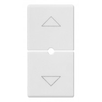 Doppio tasto intercambiabile 1 modulo Bianco Vimar Plana 14755.2