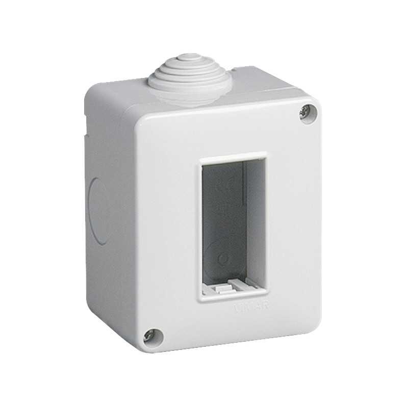 Contenitore da parete IP40 1 modulo Vimar Eikon Arké e Plana 14801