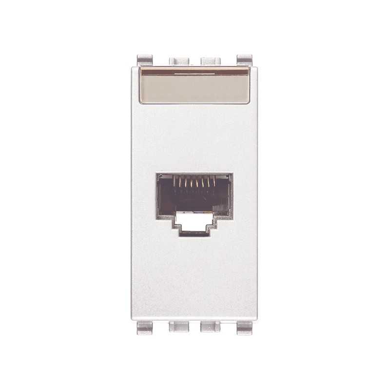 Presa RJ45 Netsafe Cat5e UTP bianco Vimar Eikon Bianca 20339.11.B