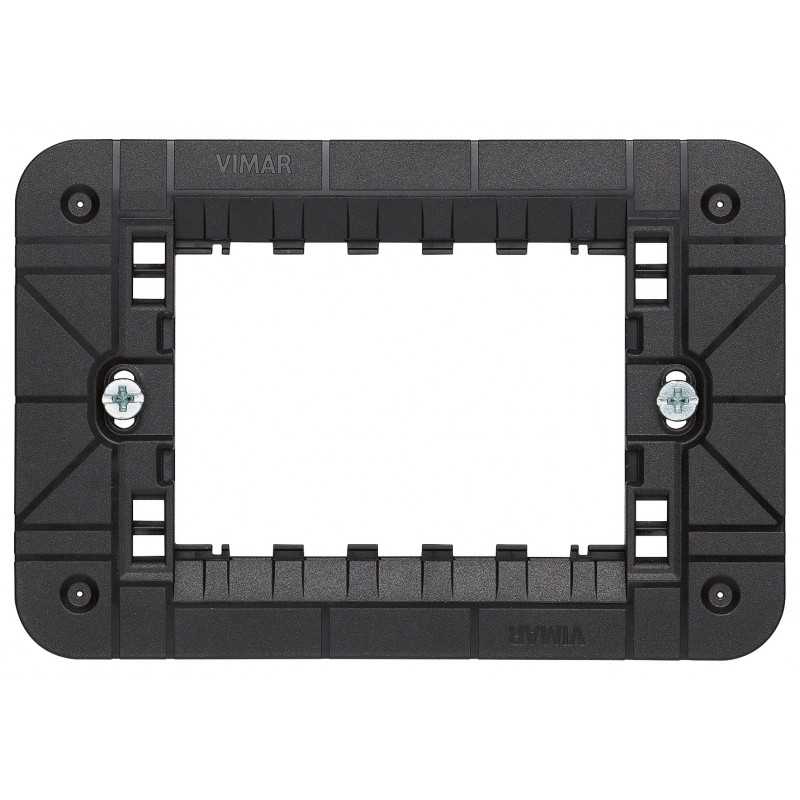 Supporto 3 moduli per scatole rettangolari Vimar Linea 30613