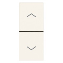 Doppio tasto interbloccato sali scendi 10A Vimar Linea Bianca 30062.B