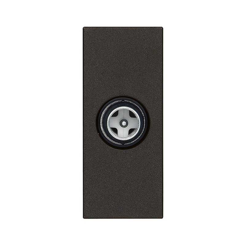 Presa coassiale TV diretta attenuazione 1dB Vimar Linea Nera 30300.01G