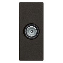 Presa coassiale TV passante attenuazione 10dB Vimar Linea Nera 30300.10G