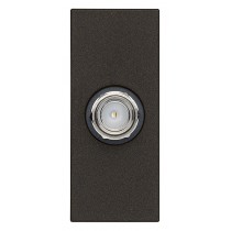 Presa coassiale TV con connettore Tipo F Vimar Linea Nera 30318.G