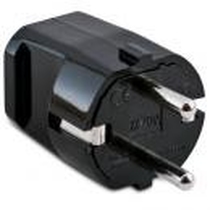 Spina schuko 16A Nera                      