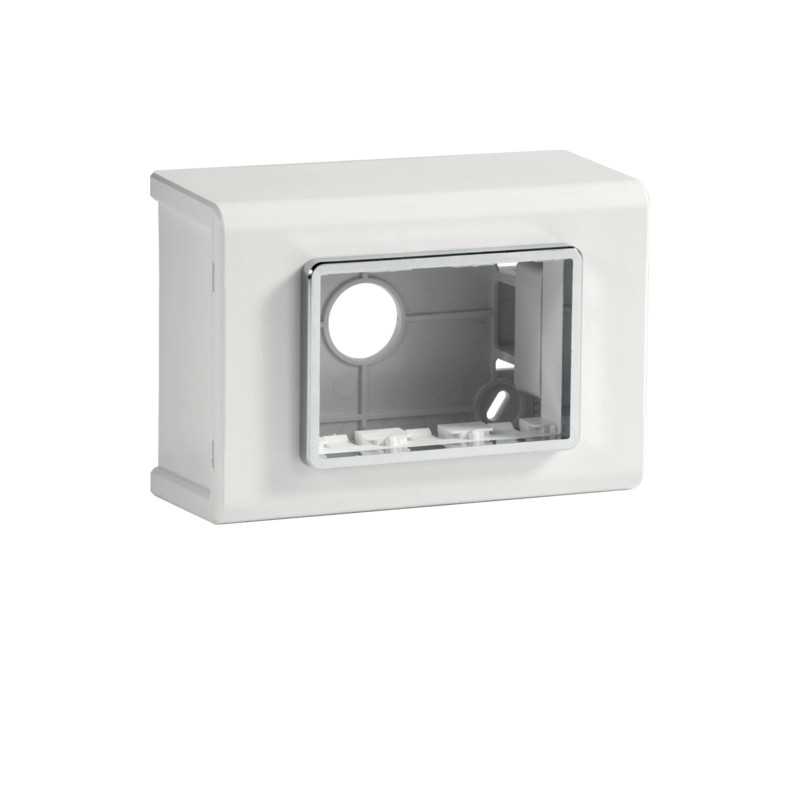 Scatola per frutti autoportante 3 moduli Bianco Bocchiotti B04283