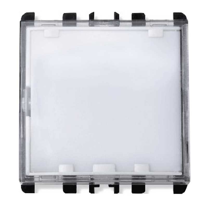 Pulsante Portanome bianco Serie Nea Bianca Simon Urmet 10128/2.B