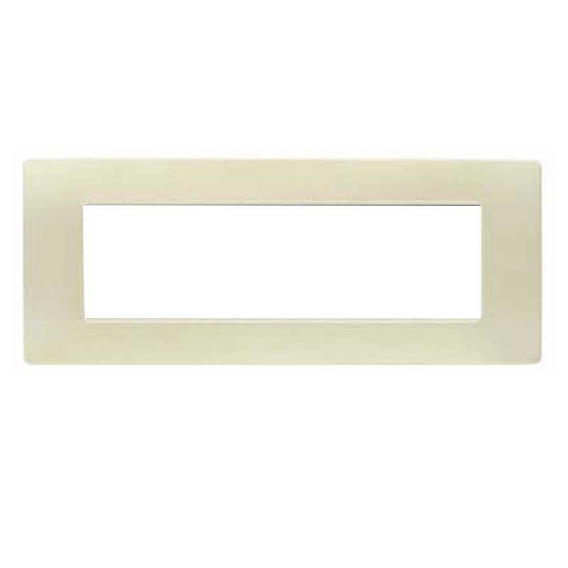 Placca 7 moduli in tecnopolimero Avorio Serie Simon Urmet Flexa 11807.AV