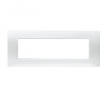 Placca 7 moduli in tecnopolimero Bianco Simon Urmet Flexa 11807.BG