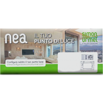 Kit serie civile Nea con dispositivi bianchi Urmet 11800/905.B