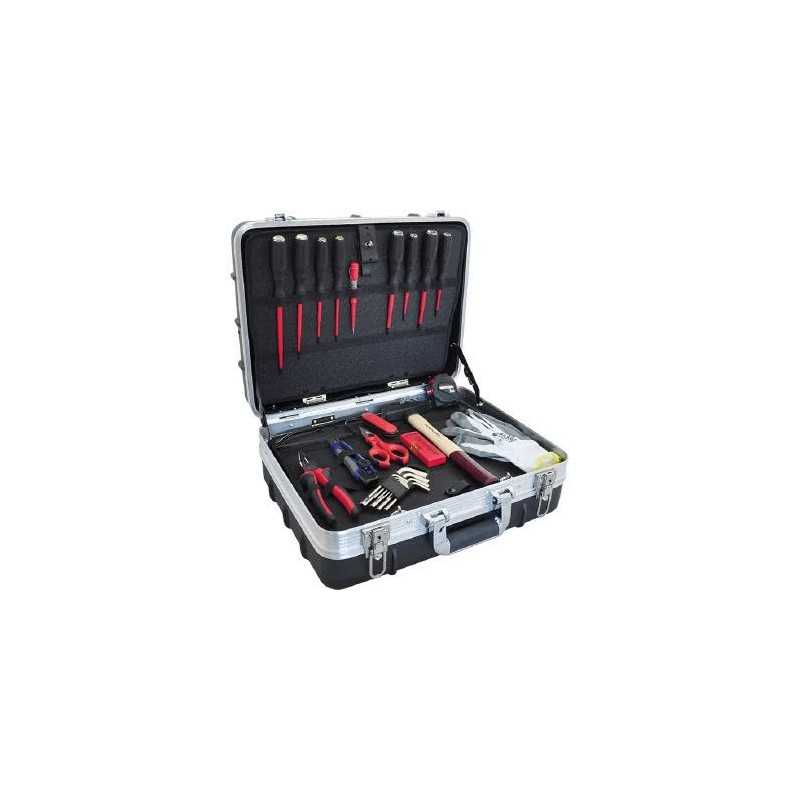 Valigia in ABS con kit di utensili Intercable AO0108