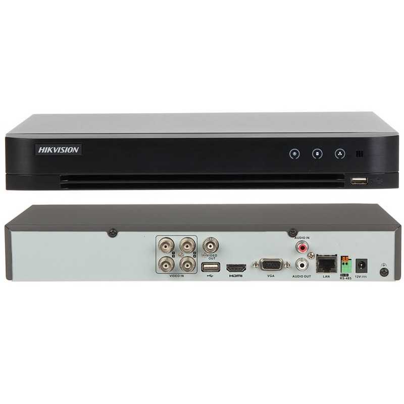 DVR 4Mp 4 canali + 1 HDD 1U Acusense Hikvision IDS-7204HQHI-M1/S