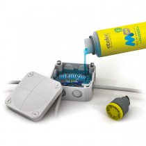 Gel siliconico bicomponente riempitivo 300ml MPone Etelec MP103 Applicazione