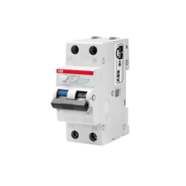 Interruttore magnetotermico differenziale 6A 1 polo + N AC 30mA 4.5kA ABB DS201LHC6AC30