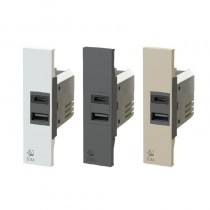 Presa USB 3.0A per serie Bticino Living Now 4Box 4B.K.USB.30