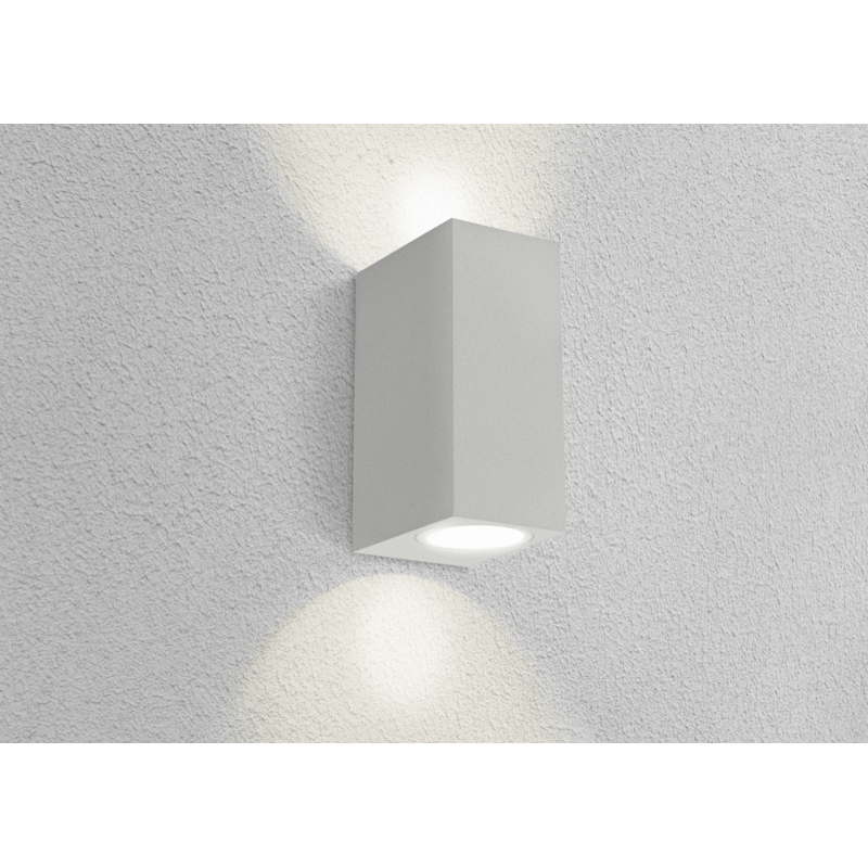 Applique LED serie AXO 2 attacchi GU10 IP44 Grigio Century AXO-2GU10SG