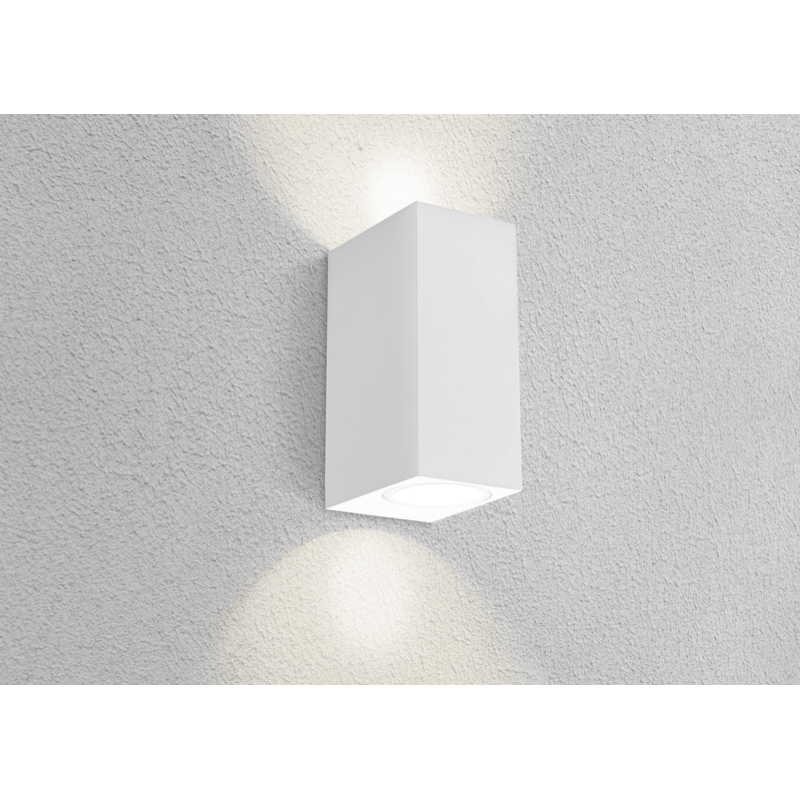 Applique LED serie AXO 2 attacchi GU10 IP44 Bianco Century AXO-2GU10SB
