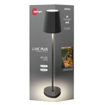 Scatolo Lampada LED da tavolo 5V 2.2W Linea Lume plus nero Century LMPN-023827