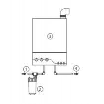Dosatore Polifosfati Polidos ø12F Acqua Brevetti DS112 Schema