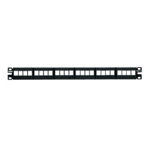 Pannello patch modulare NetKey per fibra ottica 24 porte 1RU BL Panduit NKFP24Y