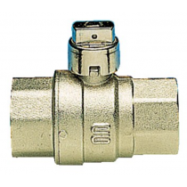Valvola a sfera per gas 1/2" a passaggio totale attacchi F/F Enolgas S0251N34