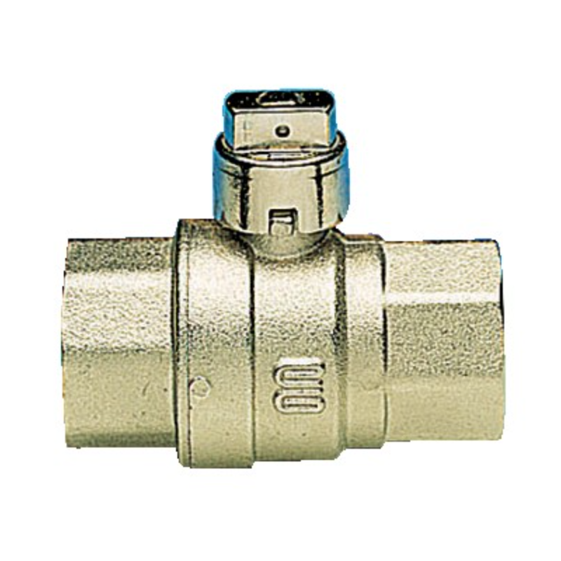 Valvola a sfera per gas 1/2" a passaggio totale attacchi F/F Enolgas S0251N34