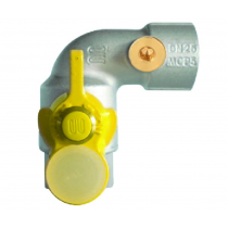 Valvola a sfera a squadra per gas femmina femmina 1" Enolgas S1486N36