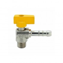 Rubinetto a sfera per gas metano attacco filettato maschio 1/2" Enolgas G0314N04