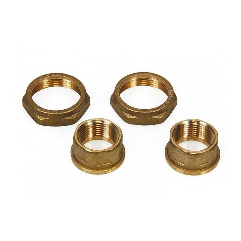 Kit bocchettoni in ottone 1 pollice 1/2x1F per circolatori DAB 547121140