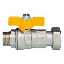 Valvola a sfera a passaggio totale per gas maschio 3/4"x3/4" Enolgas S0283N37