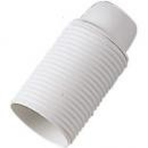 portalampada E14 filettato Bianco Bachelite      
