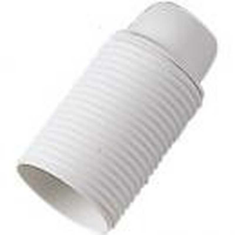 portalampada E14 filettato Bianco Bachelite      