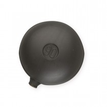 Sfera piatta plastica con diametro 90mm per asta tonda Luxor 65150000