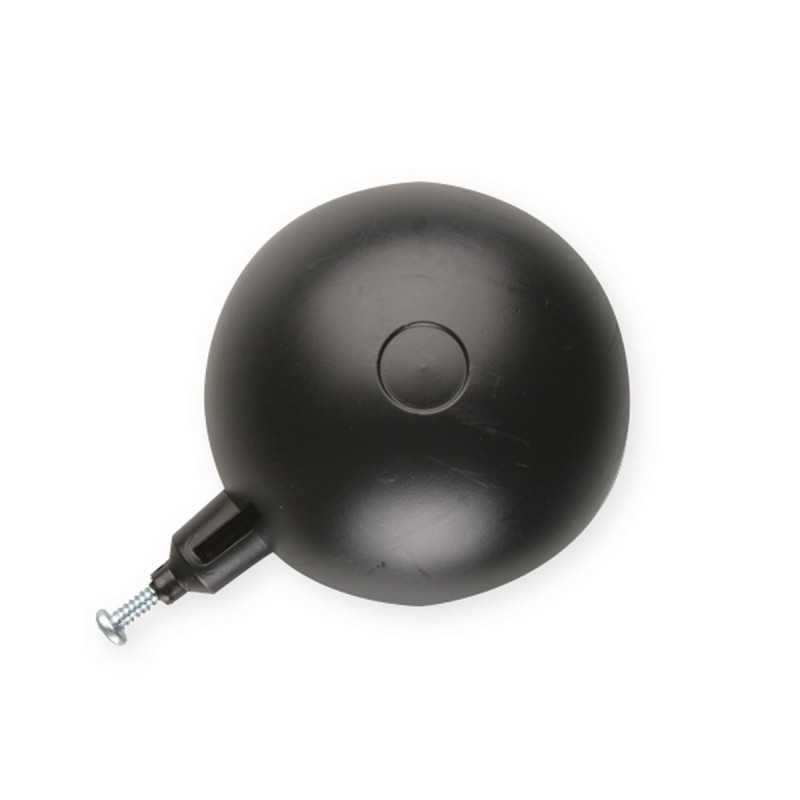 Sfera tonda plastica con diametro 120mm per asta piatta Luxor 65160001