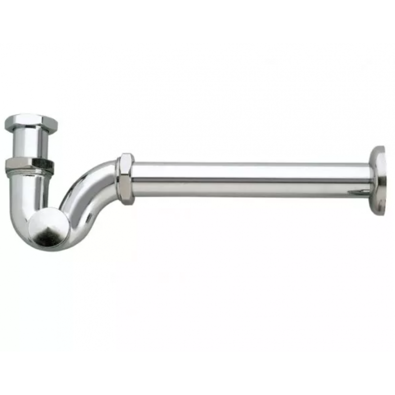 Sifone a S senza piletta ispezionabile 1”1/4 con rosone Luxor 93364203