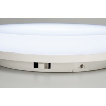 Plafoniera tonda a parete 24W Tris LED 3000-4000-5000K regolabile NOBILE PLDR33 Tasto