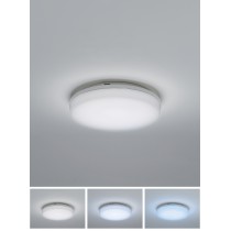 Plafoniera tonda a parete 36W Tris LED 3000-4000-5000K regolabile NOBILE PLDR40 Tris