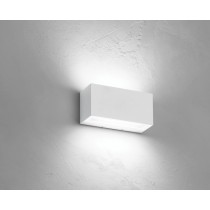 Applique BRIK bidirezionale a parete Bianca LED 4000K 2x15W NOBILE BA20/2A/4K/W