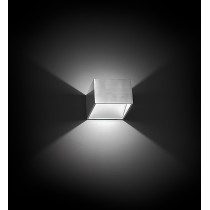 Applique DECO Alluminio a parete luce indiretta LED 3000K 7.5W NOBILE DL004/AL