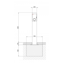 Piedistallo per Stazione di ricarica Auto Elettriche ABB 6AGC085345