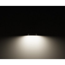 Plafoniera LED 4000K Antracite Mono Emissione MASK+ MINI M 8W IP65 PRISMA 3102527 Fascio