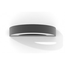 Plafoniera LED 4000K Antracite Biemissione MASK+ MINI B 16W IP65 PRISMA 3102529 Frontale