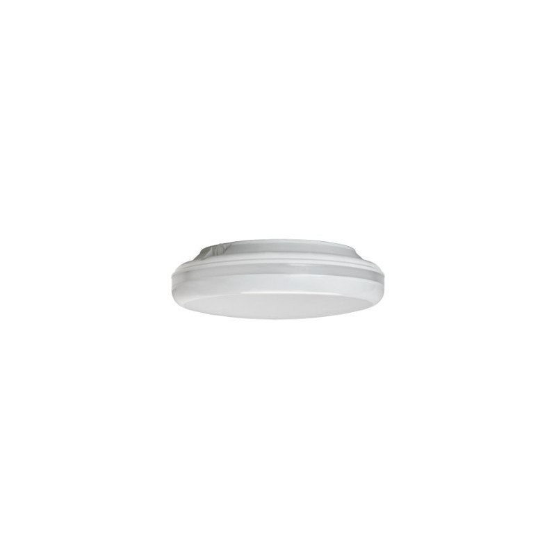 Plafoniera LED 3000/4000K regolabile Bianca Tonda CLY 17W IP65 PRISMA 3116565 Profilo