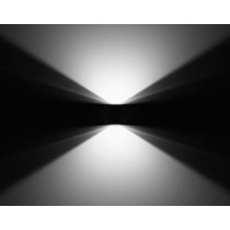 Plafoniera da parete LED 3000K Biemissione Bianca ORION V B 11W IP65 PRISMA 3105443 Flusso