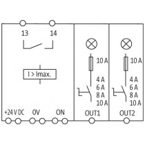 Schema elettrico Circuito elettronico MICO 2.10 Aux 2 canali Murr Elektronik 9000410420401000